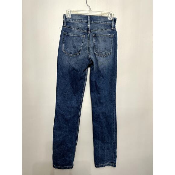 Frame Heritage Le Sylvie Slender Straight Blue Jeans 24 Beautiful Condition - Picture 5 of 10
